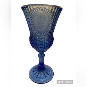 AVON Vintage 1970’s Cobalt Blue Martha Washington Glass  EUC